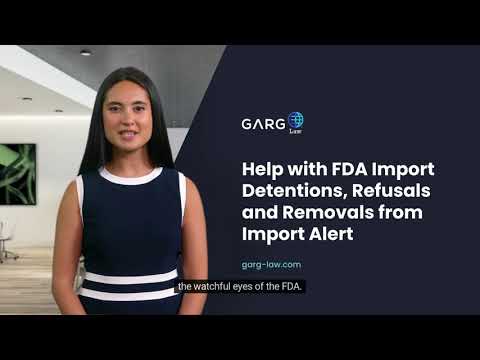 FDA import alert removal video